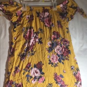 Off shoulder dress/tee